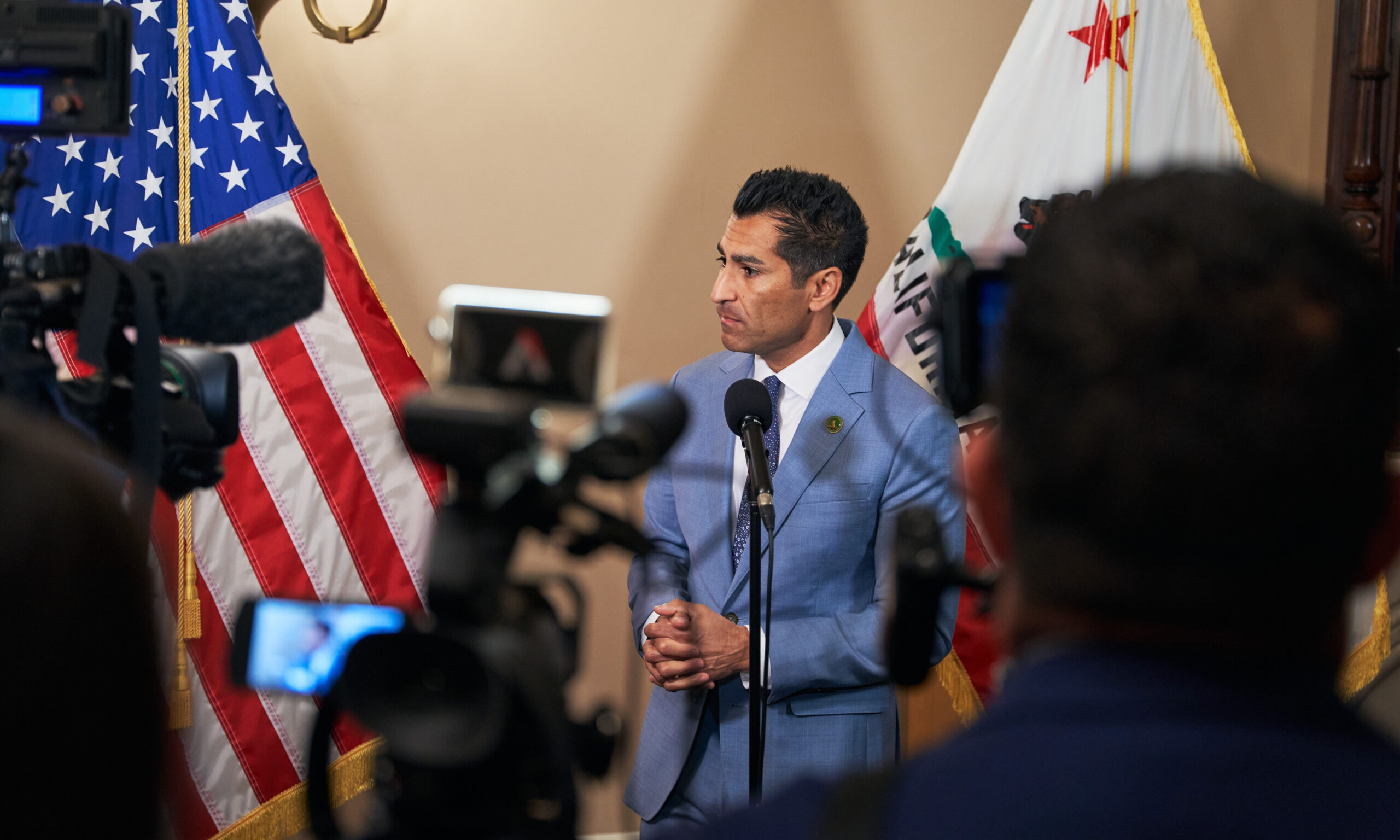 California State Assembly Speaker Robert Rivas